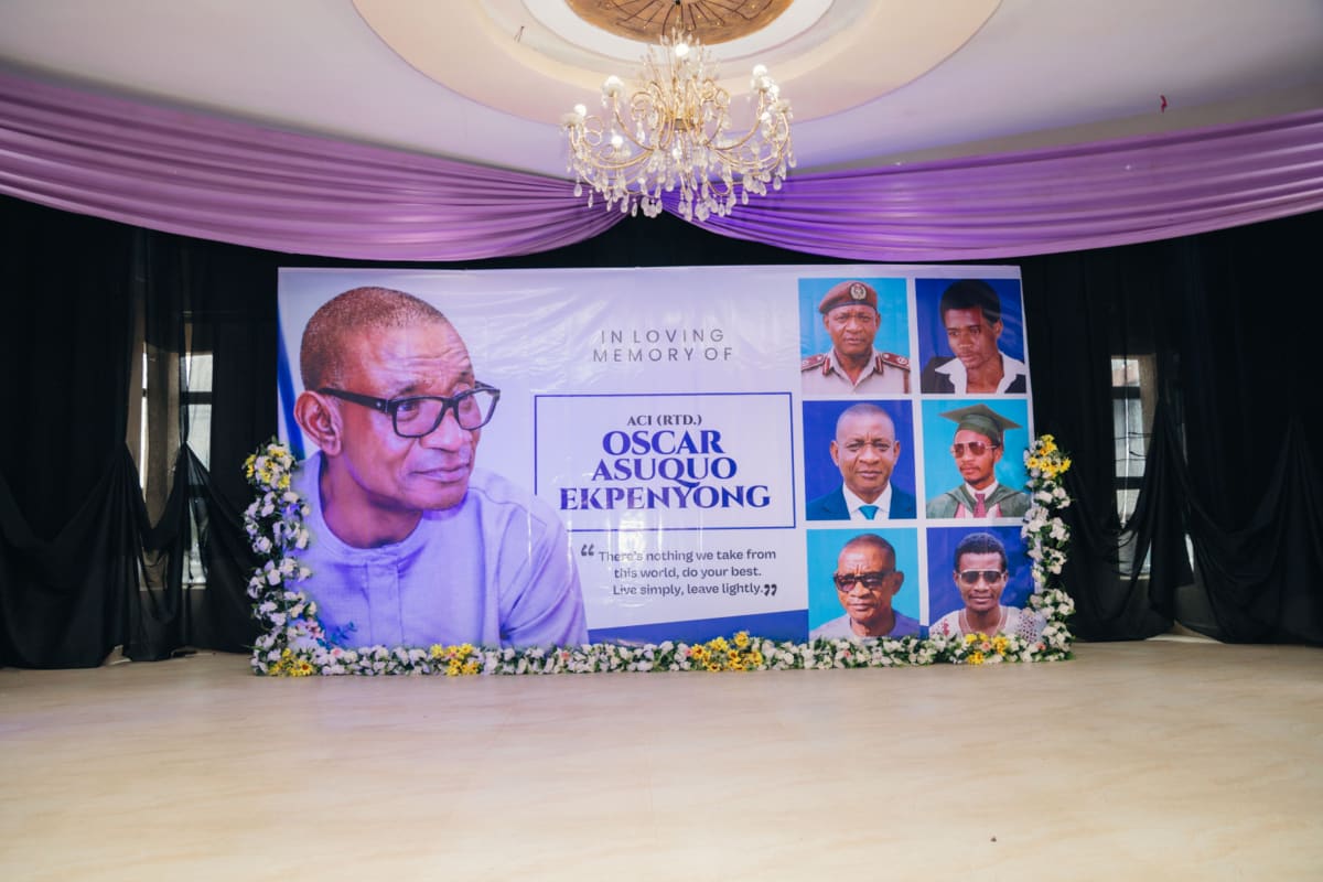 BURIAL EVENT OF ACI (RTD.) OSCAR ASUQUO EKPENYONG